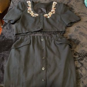 Two piece set top and bottom